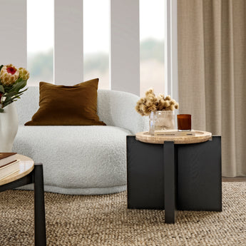 Olivia 3 Seater Sofa Ivory