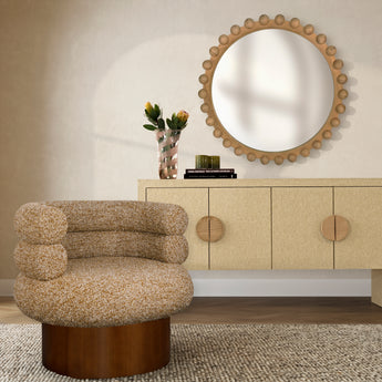 Twirl Occasional Swivel Chair Mocha