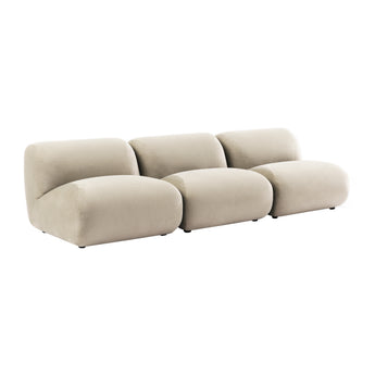 Infinity 3 Seat Modular Sofa Without Arms Taupe