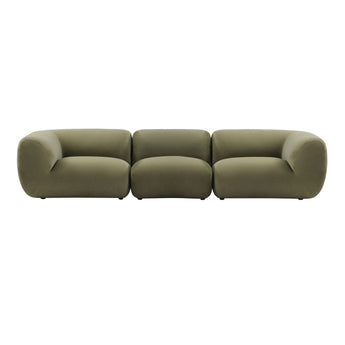Infinity 3 Seat Modular Sofa With Arms Sage