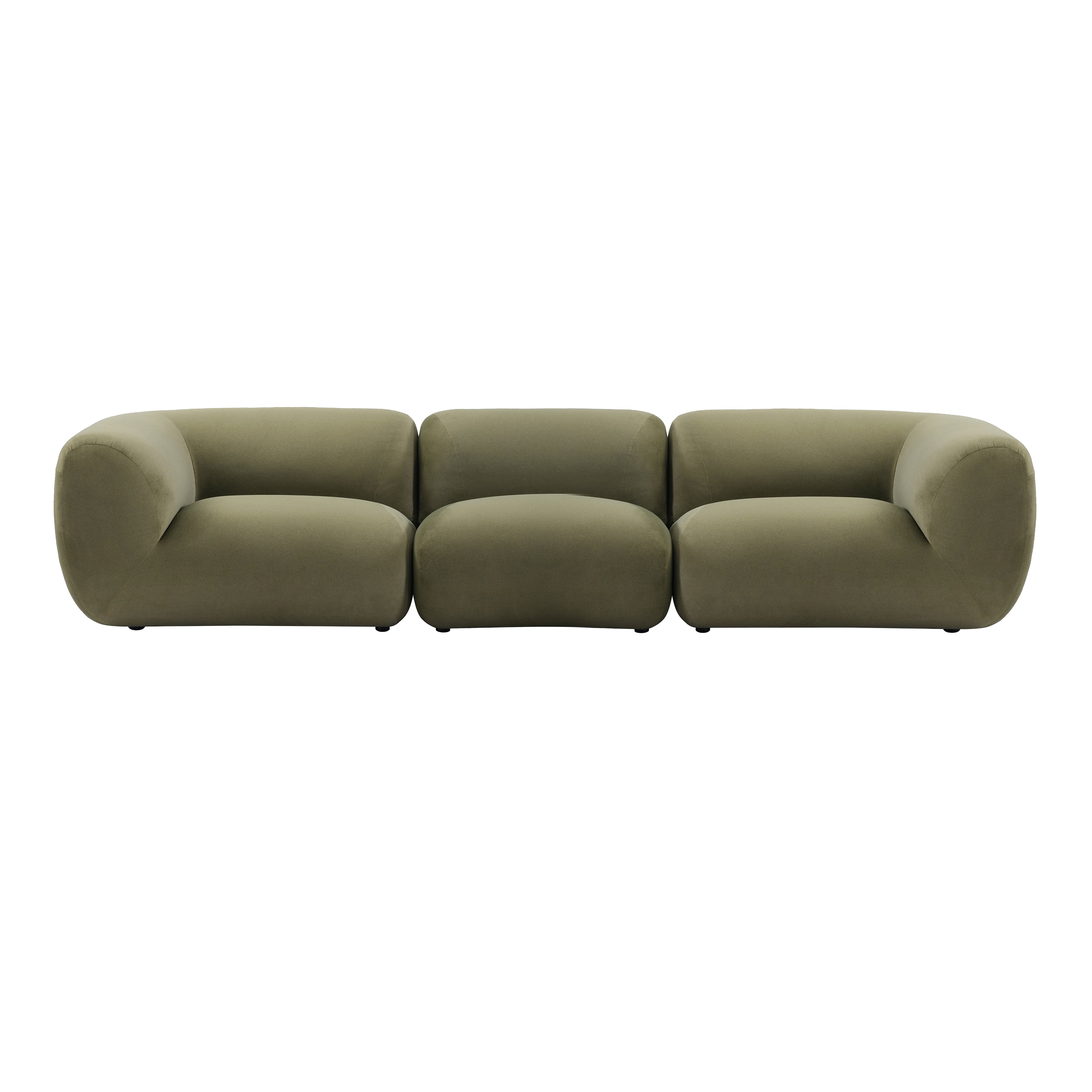 Infinity 3 Seat Modular Sofa With Arms Sage – Furnesse