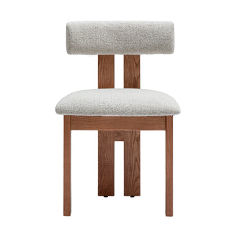 Addison Dining Chair Natural - Walnut Legs