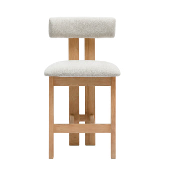 Addison Kitchen Stool Natural - Natural Legs
