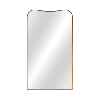 Belle Floor Mirror  Antique Gold