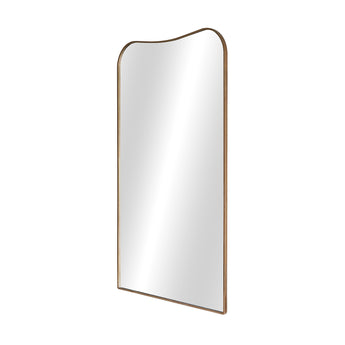 Belle Floor Mirror  Antique Gold