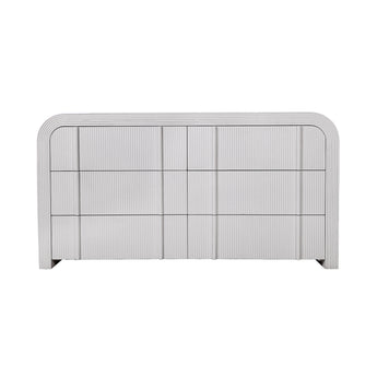 Bishop 6 Drawer Chest Ivory/White Ash