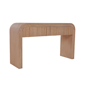 Bishop Console Table  Natural Ash
