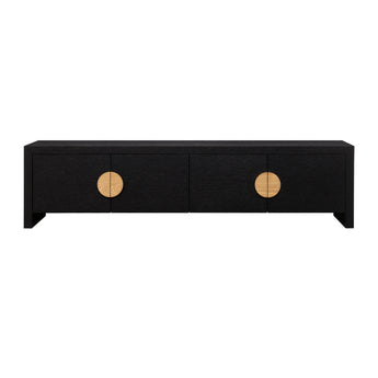 Lamrock Entertainment Unit Grasscloth Black