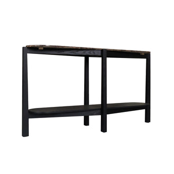 Odessa Marble Console Table Brown