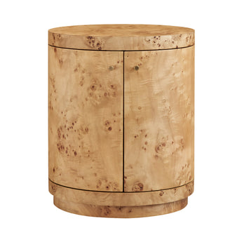Sera Bedside Table Burlwood
