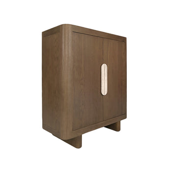 Wells Cabinet  Walnut Oak