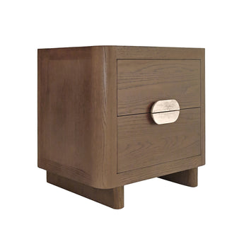 Wells Bedside Table Walnut Oak
