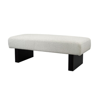Logan Bench Ottoman  Ivory