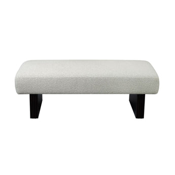 Logan Bench Ottoman  Ivory
